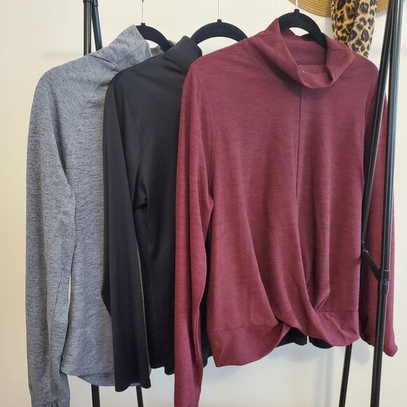 Old Navy + North Face Long Sleeve Active Shirts XL - Picture 1 of 15